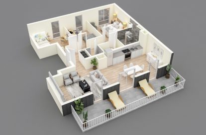 Appartement en frais réduits à PERENCHIES (59840) - 3011436347